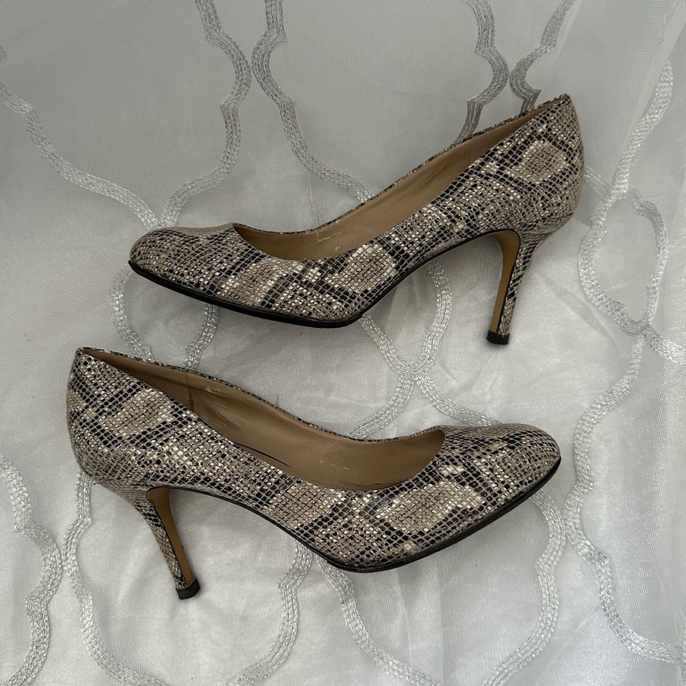 Vince Camuto Sariah snakeskin heels